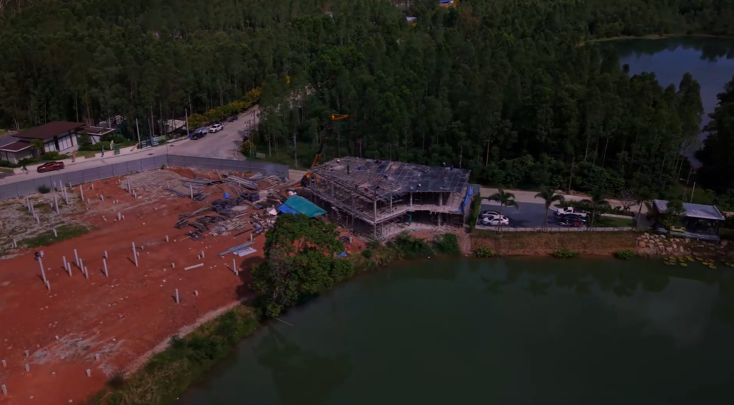 Завершены свайные работы для всех вилл